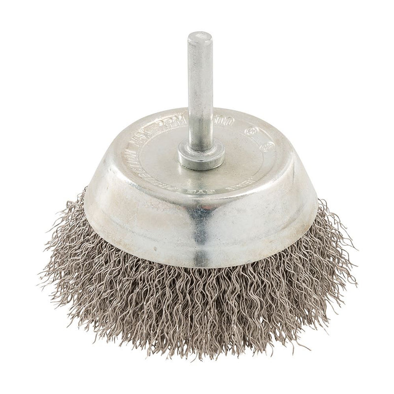 Silverline Rotary Stainless Steel Wire Cup Brush 75mm Silverline - Dynamic Drive