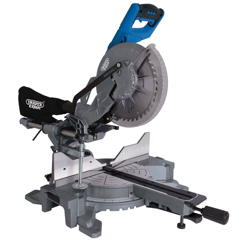 Draper Double Bevel Sliding Compound Mitre Saw, 255mm, 2000W 79899 Draper - Dynamic Drive