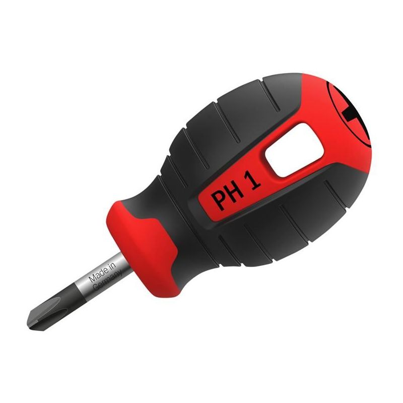 Hultafors Stubby Phillips Screwdriver PH1 x 25mm Hultafors - Dynamic Drive