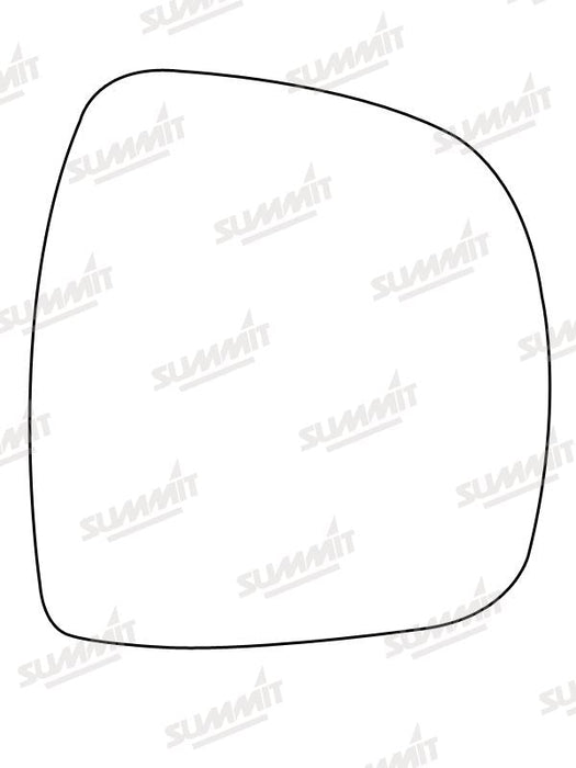 Summit Stick-On Commercial Mirror Glass fits Mercedes Vito RHS Summit - Dynamic Drive