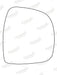 Summit Stick-On Commercial Mirror Glass fits Mercedes Vito RHS Summit - Dynamic Drive