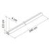 Fiamma Fixing Bar Pro L 98655-295 Fiamma - Dynamic Drive