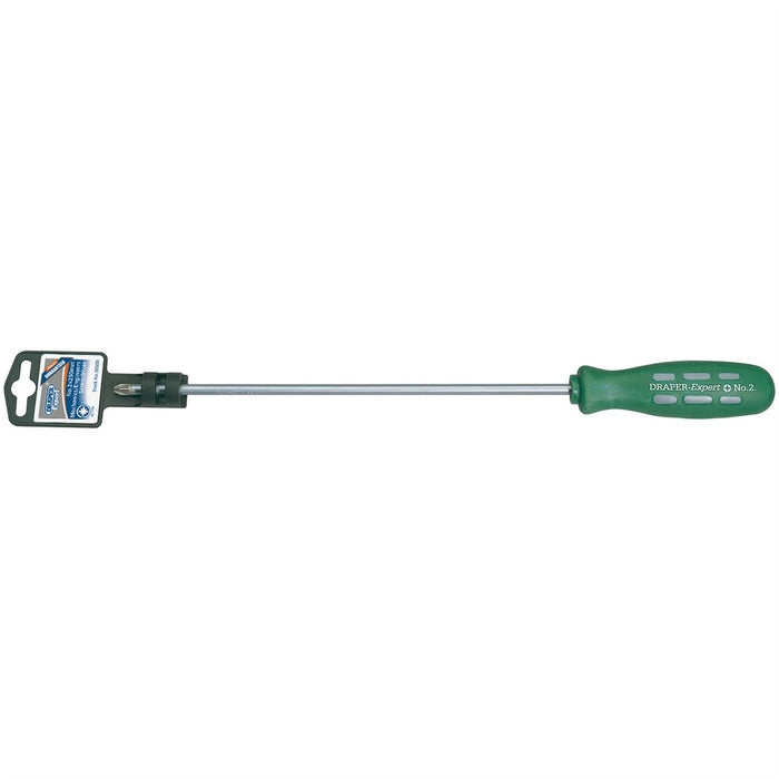 Draper Long Reach Mechanic's/Engineers PZ Type Screwdriver, No.2 x 250mm 55509 Draper - Dynamic Drive