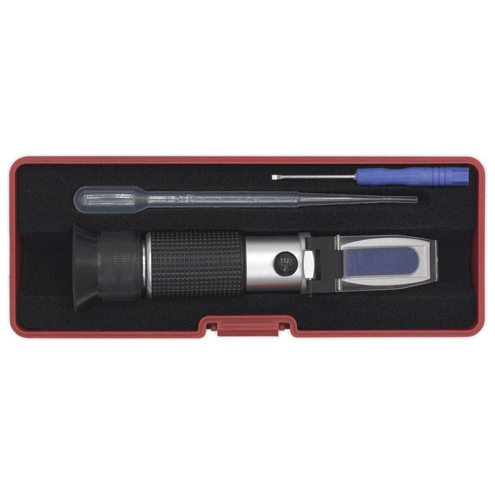 Sealey Refractometer Antifreeze/Battery Fluid/Screenwash/AdBlueï VS0052 Sealey  - Dynamic Drive