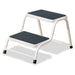 Double step in caravan white C021 UK Camping And Leisure - Dynamic Drive