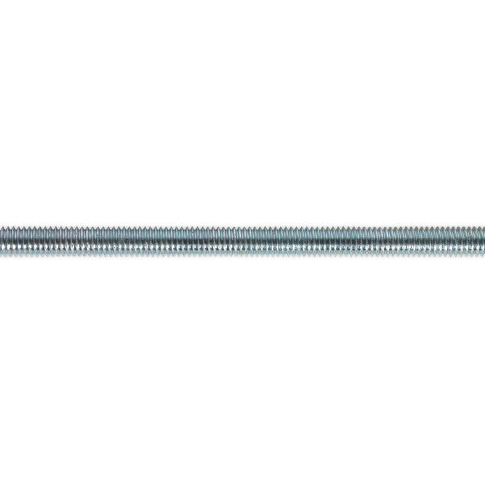Sealey Studding M6 x 1m Zinc Pack of 5 STUD6 Sealey - Dynamic Drive
