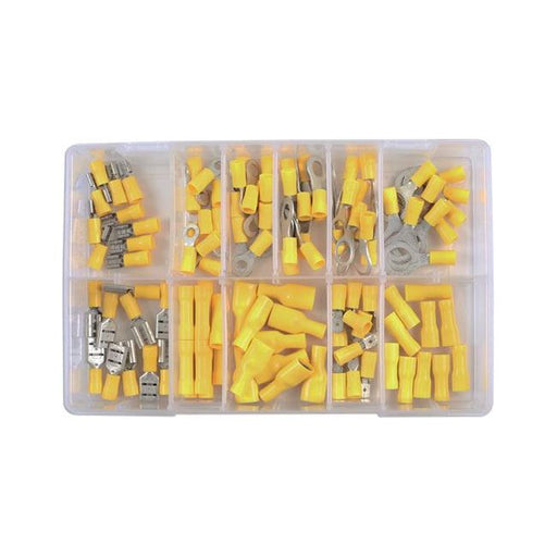 Connect Assorted Yellow Terminals Box 110pc 31852 Tool Connection - Dynamic Drive