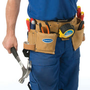 Silverline Double Pouch Tool Belt 11 Pocket 300 x 200mm Silverline - Dynamic Drive