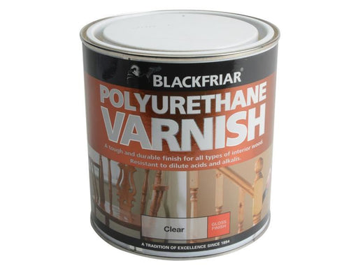 Blackfriar Polyurethane Varnish P99 Clear Gloss 1 litre Blackfriar - Dynamic Drive