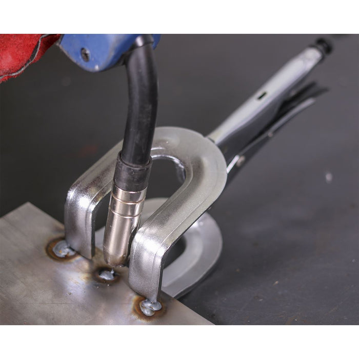 Sealey Locking U-Clamp 200mm 0-60mm Capacity AK6828 Sealey - Dynamic Drive