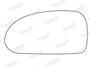 Summit Stick-On Standard Mirror Glass fits Hyundai Coupe LHS Summit - Dynamic Drive