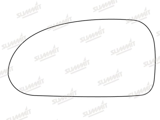 Summit Stick-On Standard Mirror Glass fits Hyundai Coupe LHS Summit - Dynamic Drive