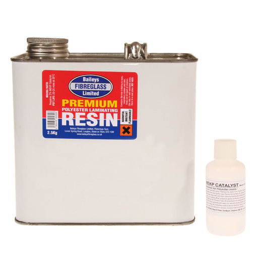 Baileys Fibreglass Premium Polyester Resin 2 5kg for Strong, Lightweight Fibr Baileys - Dynamic Drive