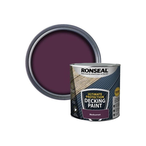 Ronseal Ultimate Protection Decking Paint Blackcurrant 2.5 litre Ronseal - Dynamic Drive