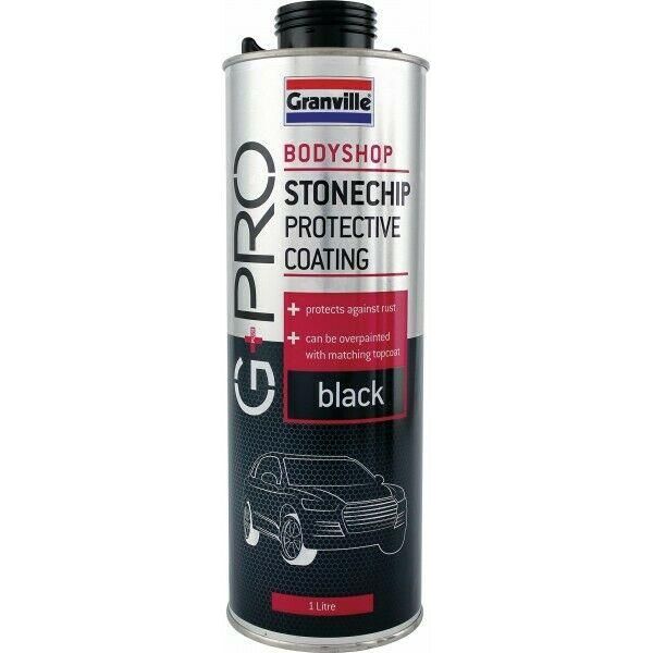 2 x Granville Black Stone Chip Spray Paint All Round Protection 1 Litre Granville - Dynamic Drive