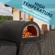 Dellonda Outdoor Wood-Fired Pizza Oven & Smoker Dellonda  - Dynamic Drive