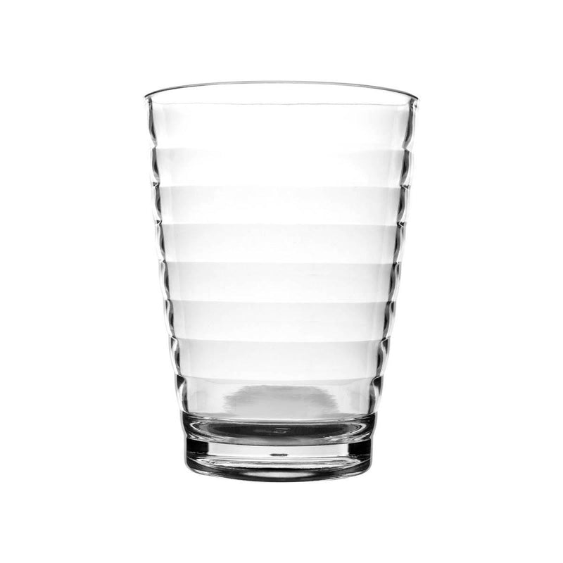 Bo-Camp Lemonade Glass Polycarbonate Ribbed 350 ml 4 Pieces Bo-Camp - Dynamic Drive