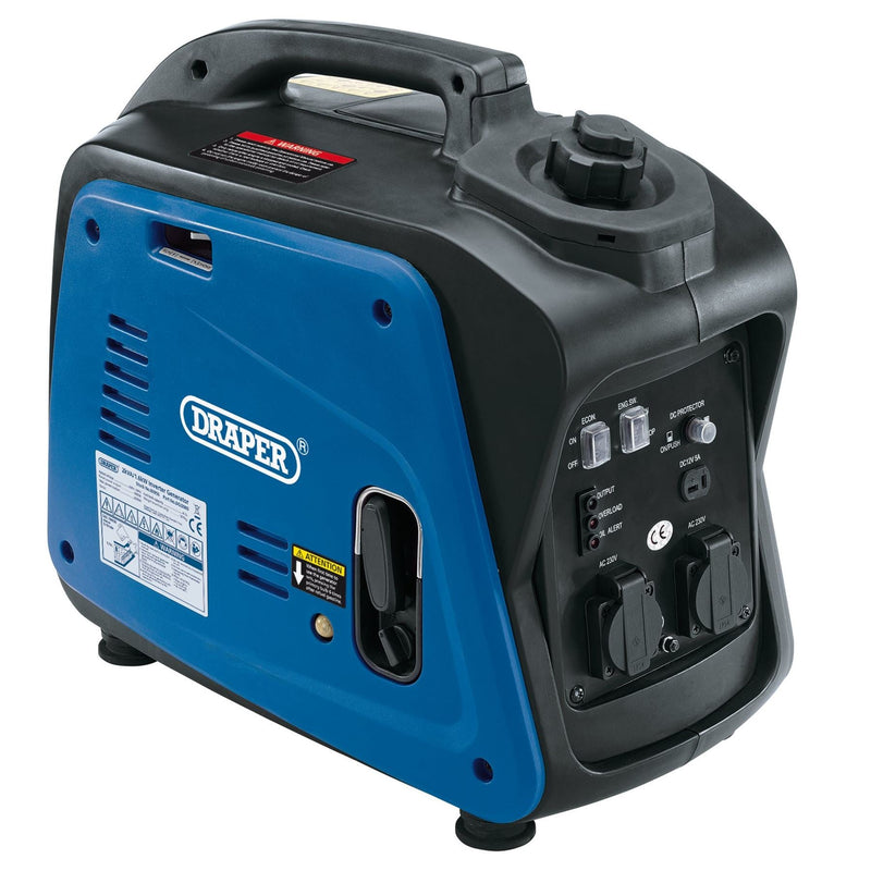 Draper Petrol Inverter Generator, 1700W 80956 Draper - Dynamic Drive