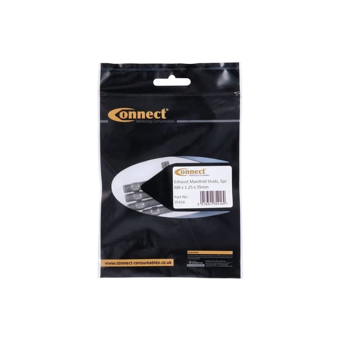 Connect Exhaust Manifold Stud M8 x 1.25 x 35mm 5pc 35416 Tool Connection - Dynamic Drive