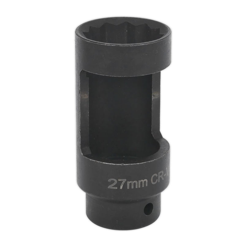 Sealey Diesel Injector Socket 27mm Thin Wall 1/2"Sq Drive SX024 Sealey - Dynamic Drive