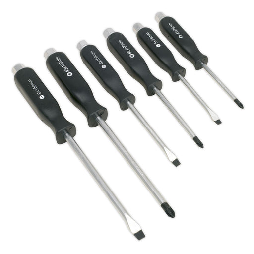 Seigen by Sealey Screwdriver Set 6pc Hammer-Thru S0535 Seigen by Sealey  - Dynamic Drive