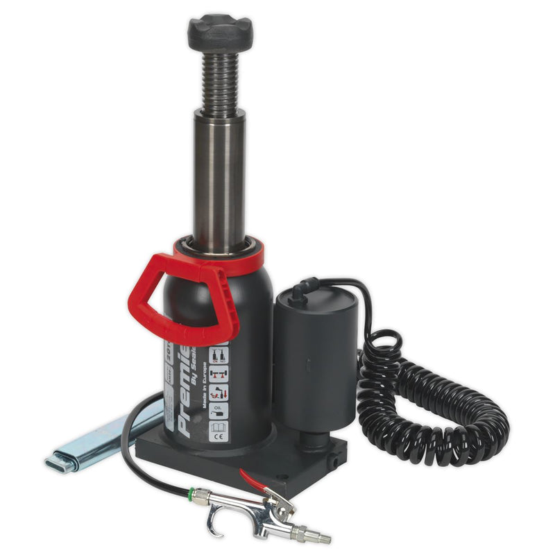 Sealey Bottle Jack 20 Tonne Manual/Air Hydraulic AM20 Sealey - Dynamic Drive