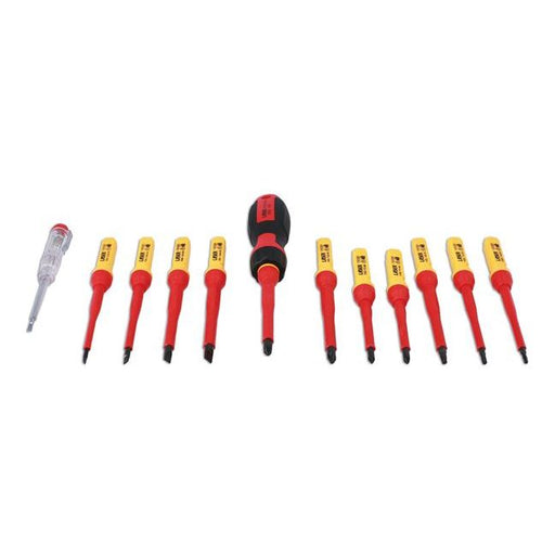 Laser Insulated Screwdriver Set 13pc 7939 Laser - Dynamic Drive