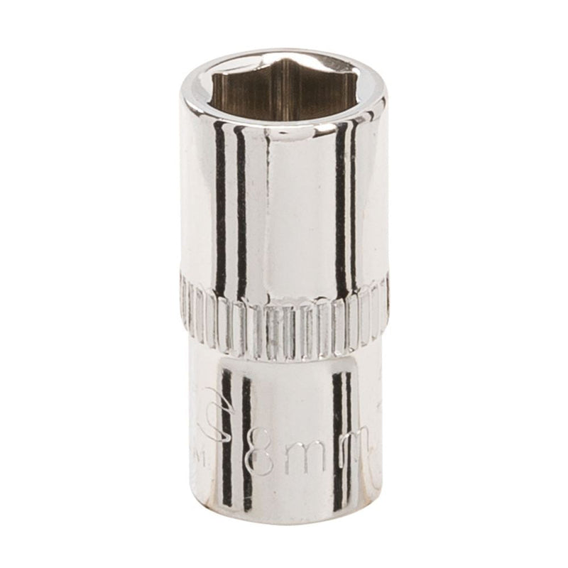 Silverline Socket 1/4" Drive 6pt Metric 8mm Silverline - Dynamic Drive