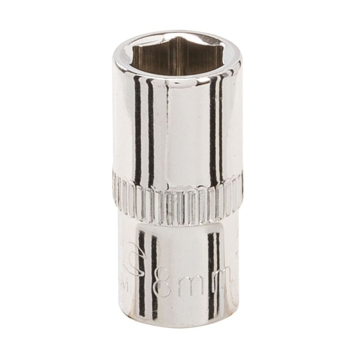 Silverline Socket 1/4" Drive 6pt Metric 8mm Silverline - Dynamic Drive
