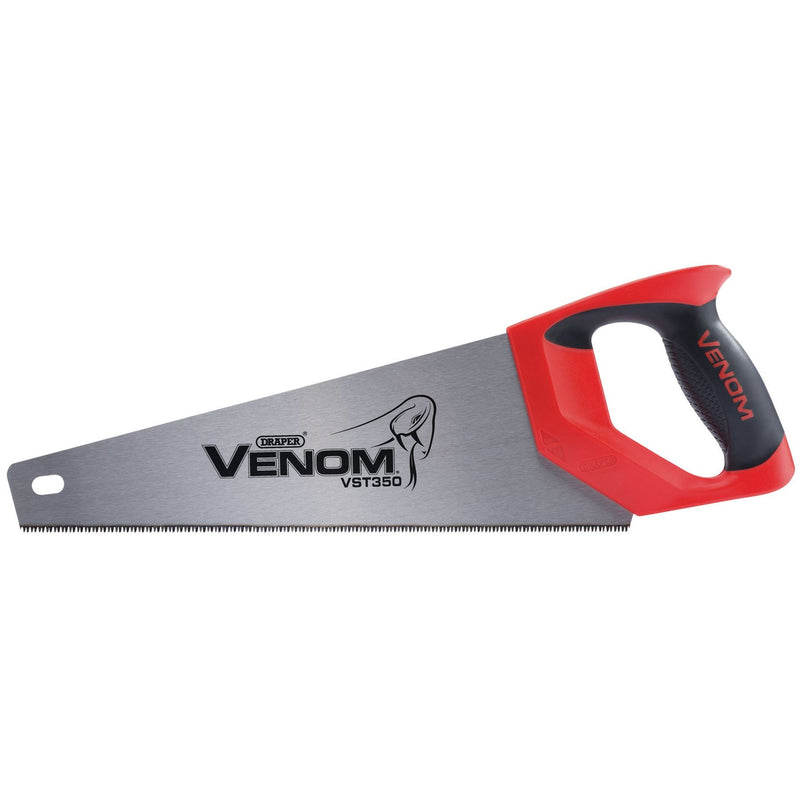 Draper Venom Second Fix Triple Ground Tool Box Saw, 350mm, 11tpi/12ppi Draper - Dynamic Drive
