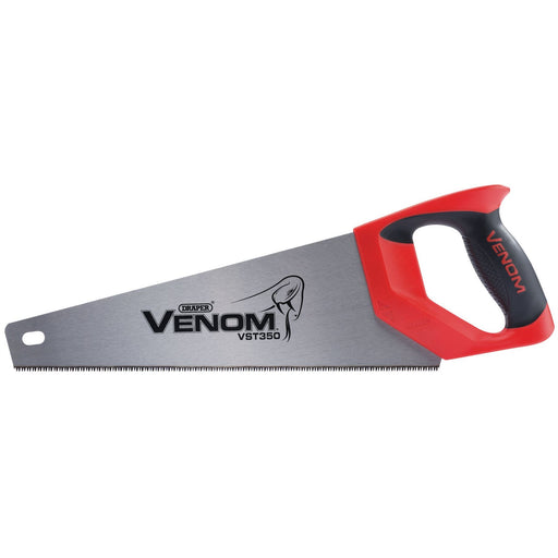 Draper Venom Second Fix Triple Ground Tool Box Saw, 350mm, 11tpi/12ppi Draper - Dynamic Drive