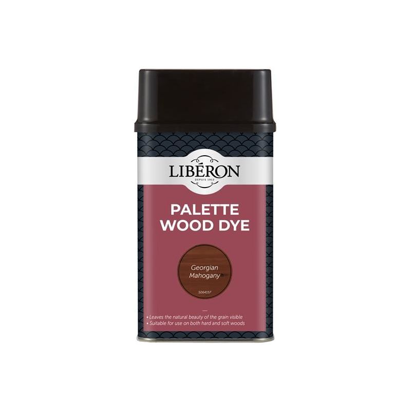 Liberon Palette Wood Dye Georgian Mahogany 500ml Liberon - Dynamic Drive