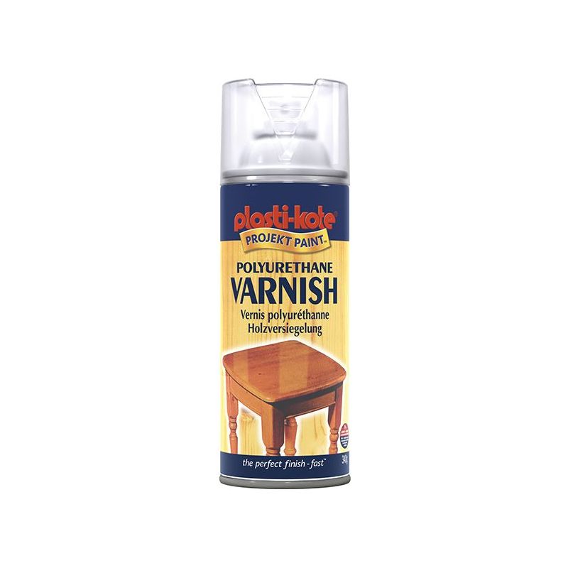 Plastikote Varnish Spray Clear Gloss 400ml PlastiKote - Dynamic Drive