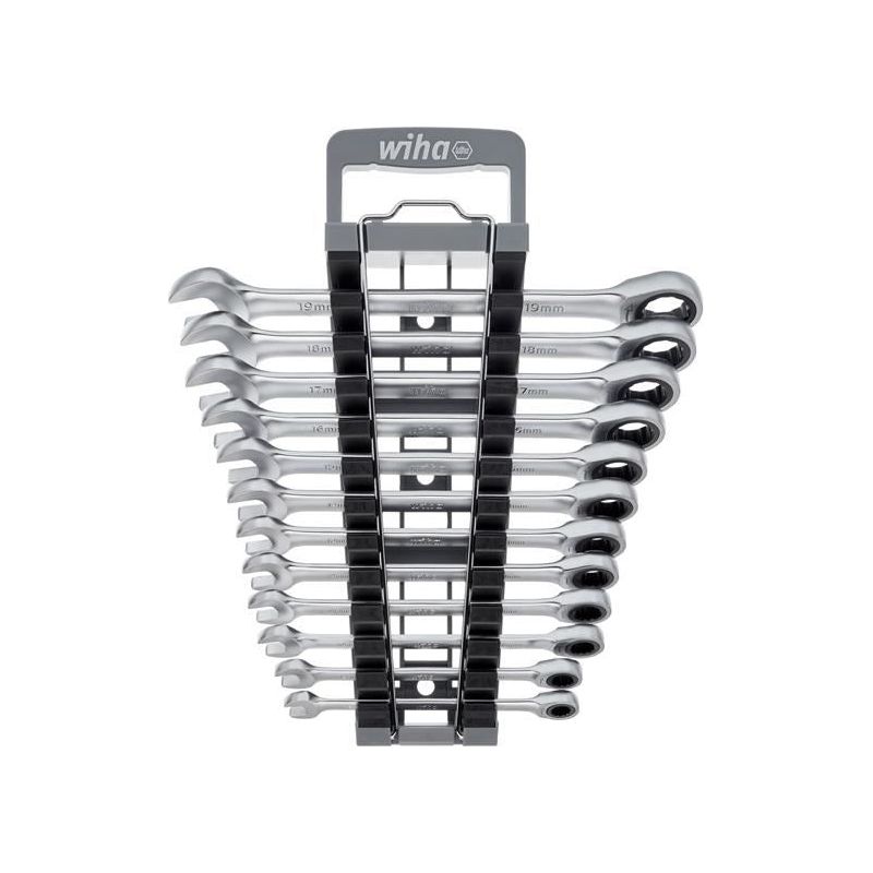 Wiha Ring Ratchet Spanner Set, 12 Piece Wiha - Dynamic Drive