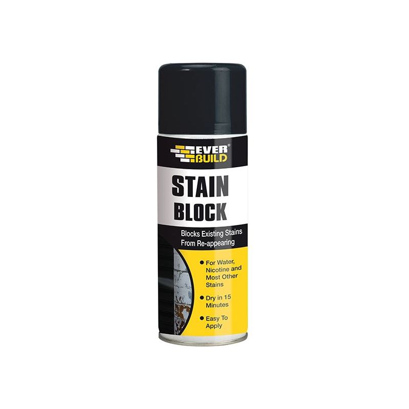 Everbuild Sika Stain Block Spray 400ml Everbuild Sika - Dynamic Drive