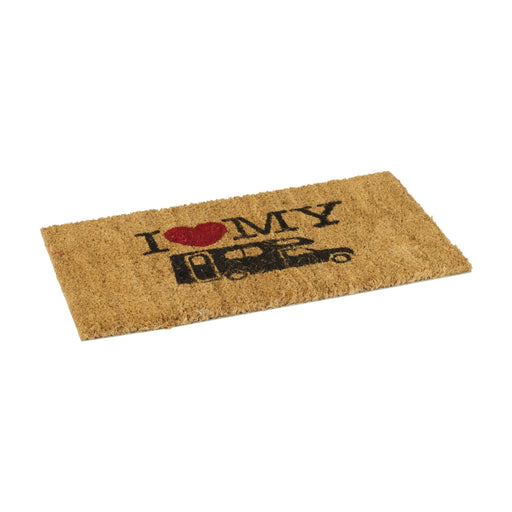 MDS1203 Reimo I Love My Motorhome Coconut door Mat 51649 UK Camping And Leisure - Dynamic Drive