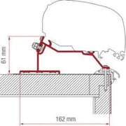 Fiamma F65/F80 Adapter Kit Caravan Roof 370 98655Z070 Fiamma - Dynamic Drive