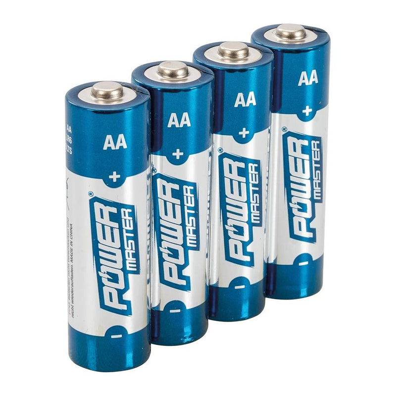 Powermaster AA Super Alkaline Battery LR6 4pk 4pk PowerMaster - Dynamic Drive