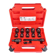 Milwaukee 1/2Dr Impact Socket Set Std 10-24mm 13Pc 4932480456 Milwaukee - Dynamic Drive