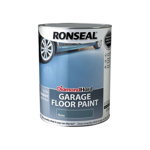 Ronseal Diamond Hard Garage Floor Paint Slate 5 litre Ronseal - Dynamic Drive