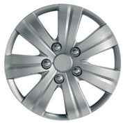 Set of 4 Ring Flare Wheel Trims / Hub Caps 16" Covers Universal Fit Deep Dish Ring  - Dynamic Drive