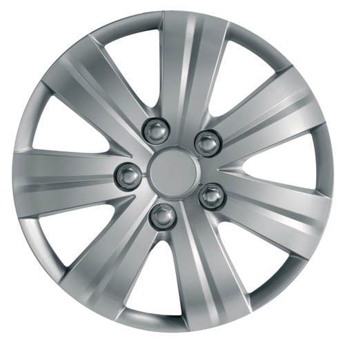 Set of 4 Ring Flare Wheel Trims / Hub Caps 16" Covers Universal Fit Deep Dish Ring  - Dynamic Drive