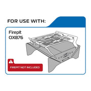 Oxford Grill for Firepit: Stainless Steel Cooking Grate for Outdoor Fire Pit Oxford - Dynamic Drive