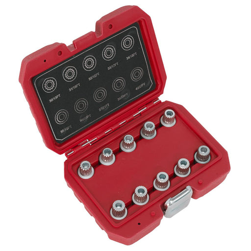 Sealey Locking Wheel Nut Key Set 10pc BMW & Mini SX208 Sealey - Dynamic Drive