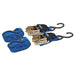 Draper Ratcheting Tie Down Straps, 4.5m x 25mm, 225kg (2 Piece) 92769 Draper - Dynamic Drive