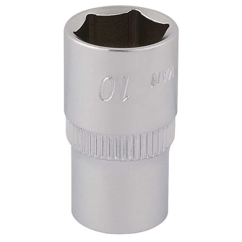 Draper Elora Hexagon Socket, 1/4" Sq. Dr., 10mm 11099 Draper - Dynamic Drive