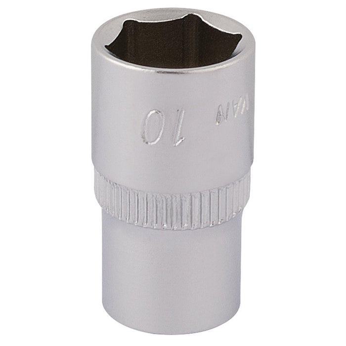 Draper Elora Hexagon Socket, 1/4" Sq. Dr., 10mm 11099 Draper - Dynamic Drive