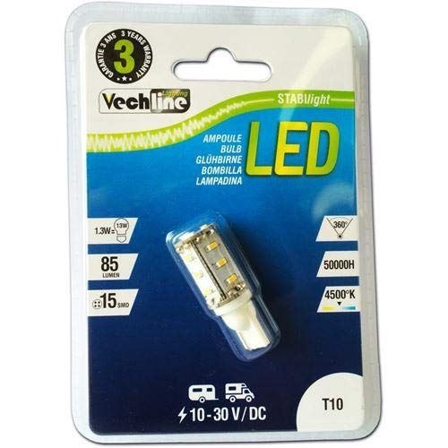 Vechline Led T10 15Smd 13W Bulb 15937185 Euroaccessoires - Dynamic Drive