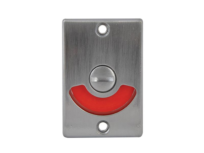 Yale Locks Indicator Bolt for Bathrooms or W.C Doors Satin Chrome P127 Yale Locks - Dynamic Drive