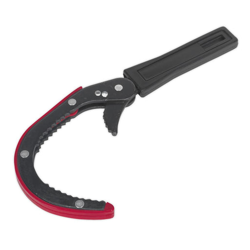 Sealey Oil Filter Wrench Remover 75-95mm Diameter Slim Design for Tight Spaces Sealey  - Dynamic Drive